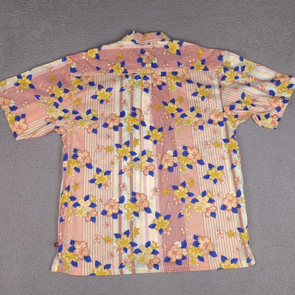 Conic Hawaiian Shirt Mens XXL Colorful Floral Button Down Camp Short Sleeve - Picture 7 of 14